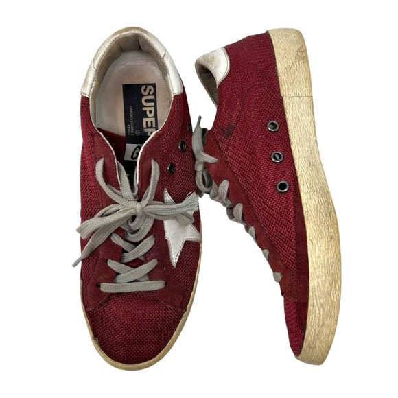 Golden Goose Distressed Sneakers size 38 US 7.5/8 - Picture 5 of 14